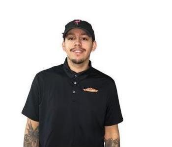 Male Employee smiling with white background